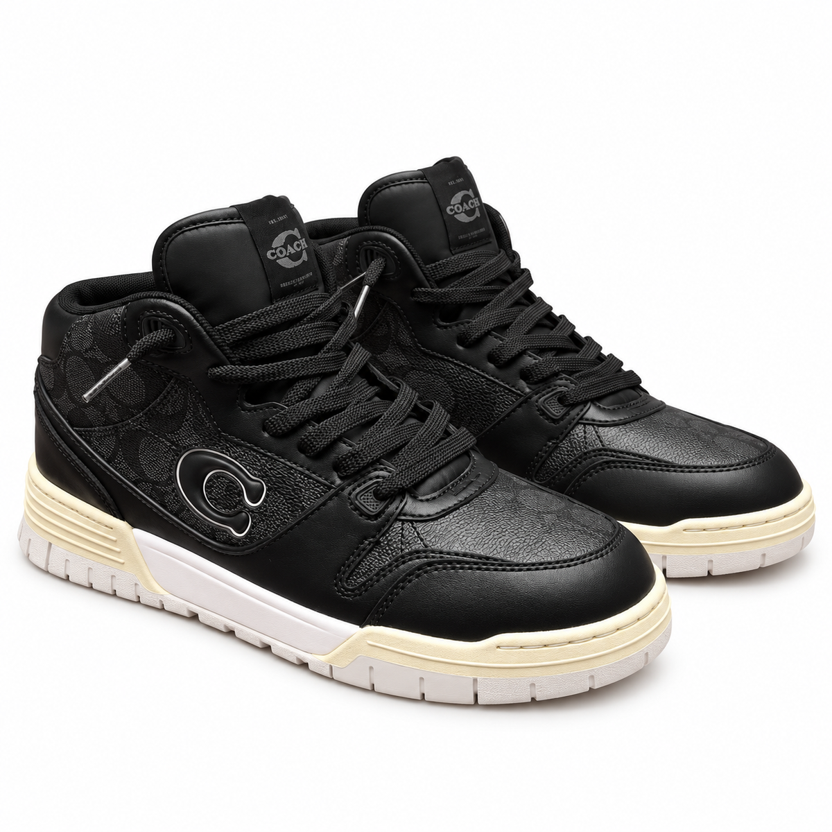 Zapatillas Coach High Top Negras