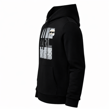 Poleron Karl Lagerfeld con logo en el pecho