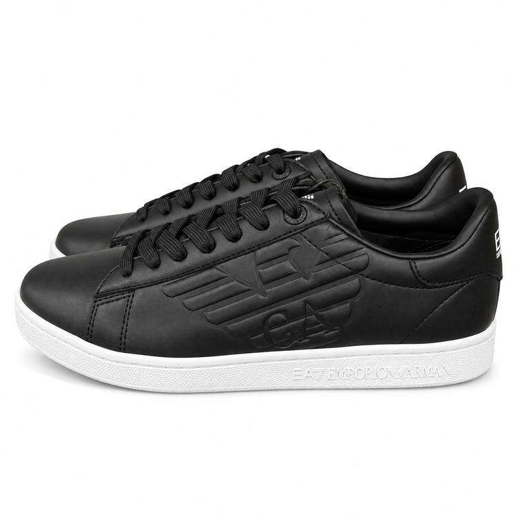 Zapatillas EA7 Emporio Armani Negras con Suela Blanca