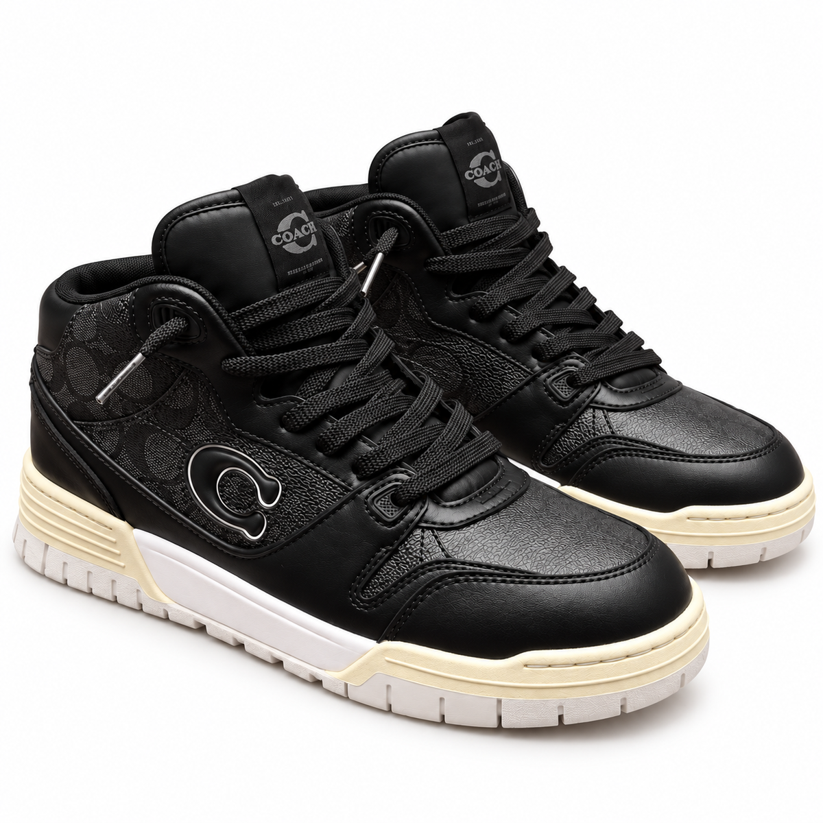Zapatillas Coach High Top Negras