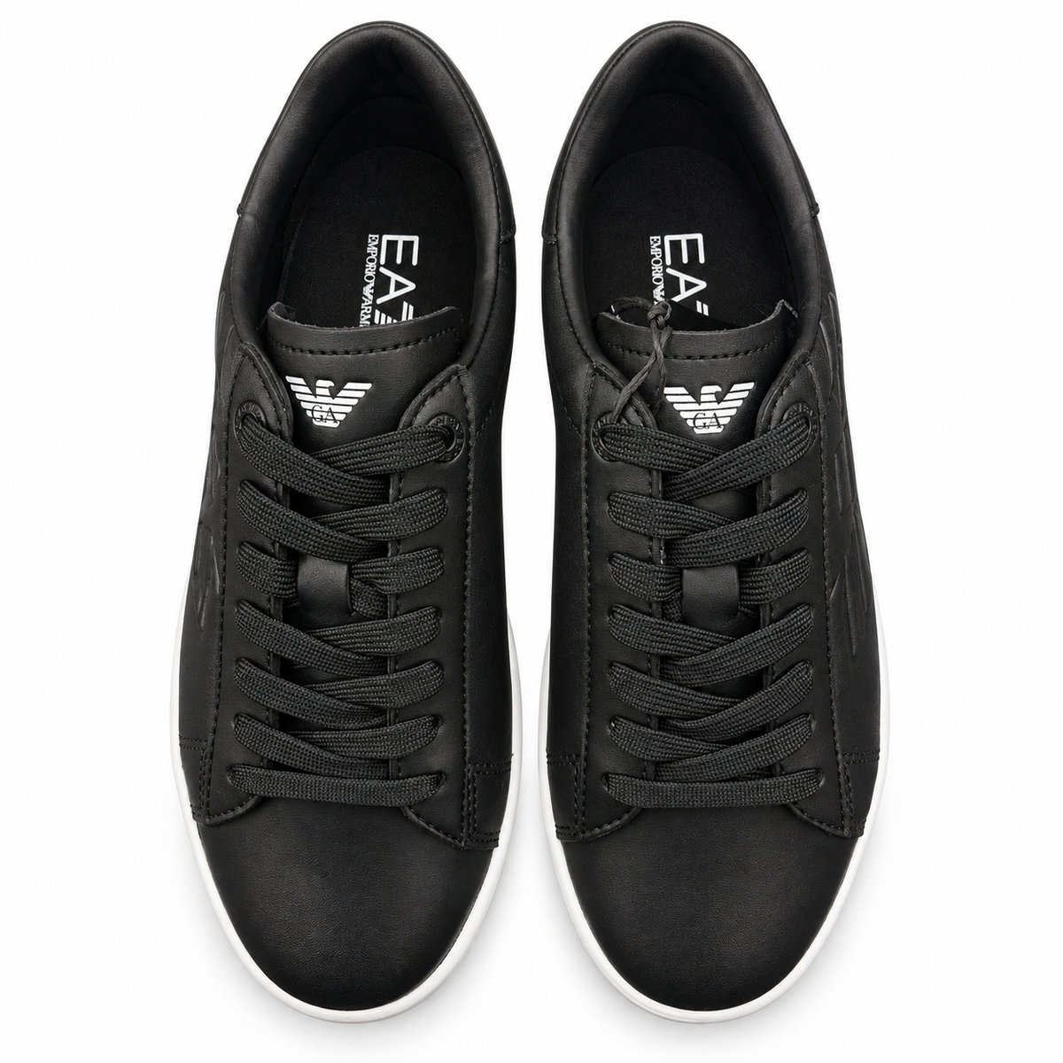 Zapatillas EA7 Emporio Armani Negras con Suela Blanca