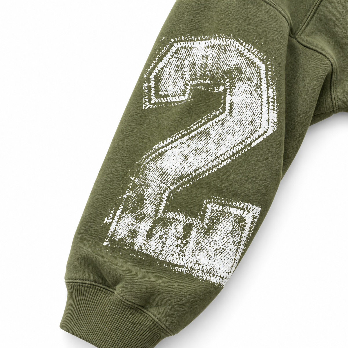 Polerón Jordan Verde Musgo con Estampado
