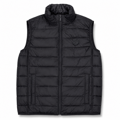Chaleco Michael Kors reversible negro - vista frontal lado liso