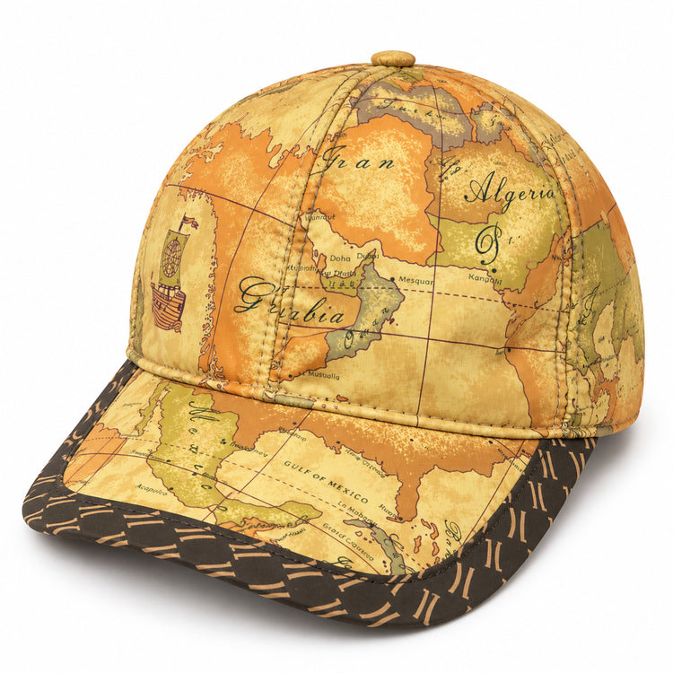 Gorro Alviero Martini 1ª Classe con estampado de mapa