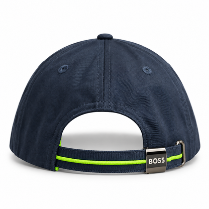 Gorro BOSS azul marino vista posterior