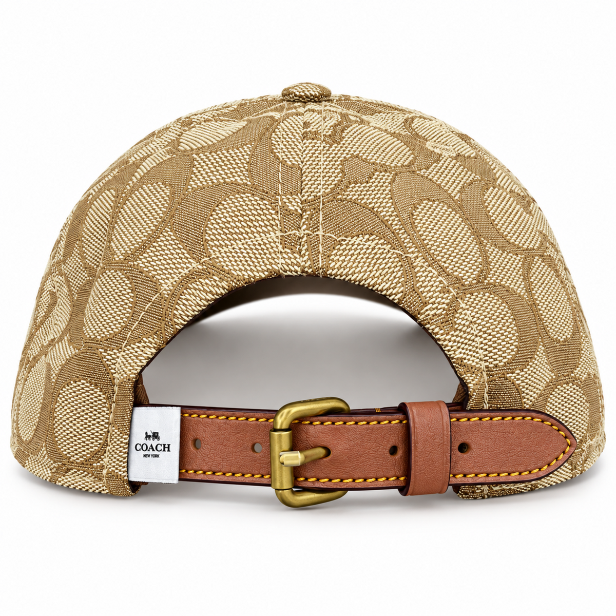 Gorro Coach Signature café ajuste posterior