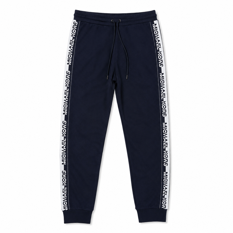 Pantalón jogger Michael Kors azul marino vista frontal