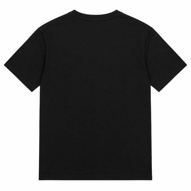 Polera Karl Lagerfeld negra con gráfico Ikonik, vista posterior