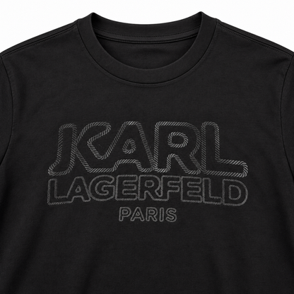 Detalle logo tonal Karl Lagerfeld Paris