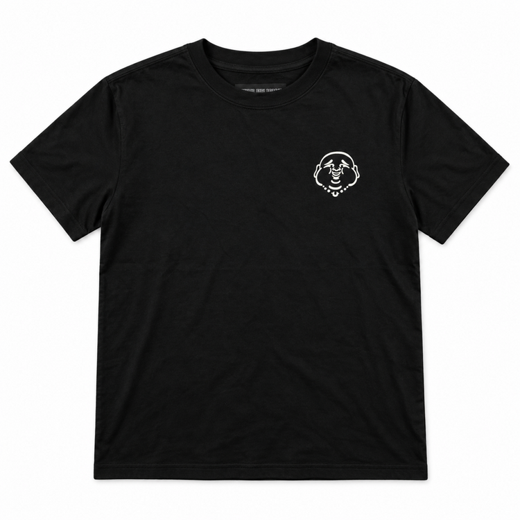 Polera True Religion negra vista frontal