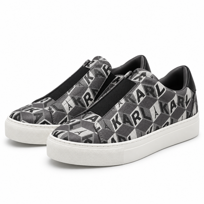 Zapatillas Karl Lagerfeld monograma gris, vista principal